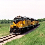 D&IR 6 Southbound rock train